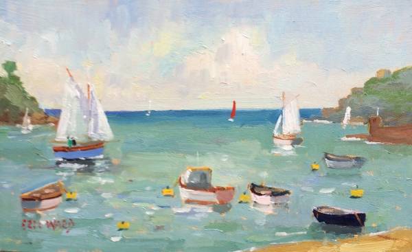 - Oil on Board, Painting by Eric Ward, measuring 14 x 23 cm (H x W) framed at 32 x 41 cm £325
